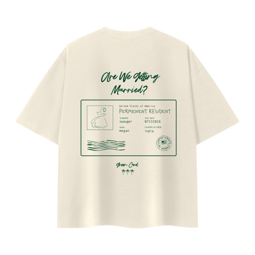 Green Card Crème T-Shirt