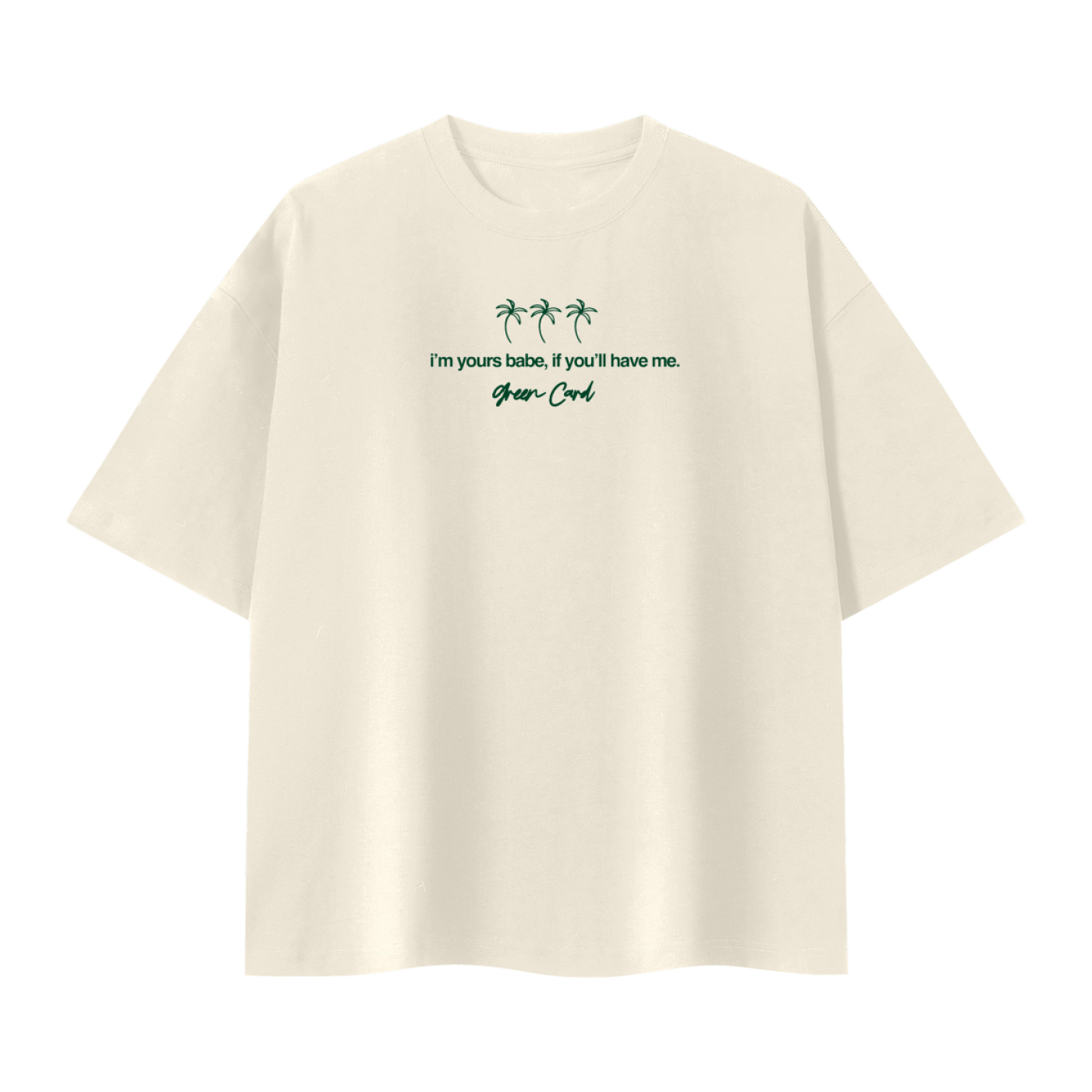 Green Card Crème T-Shirt